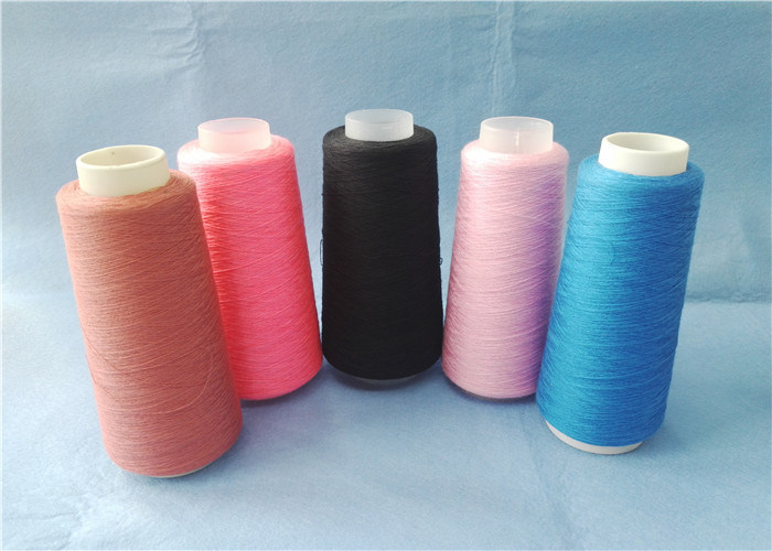 Multiple Color 100 Spun Polyester Yarn 10s 80s Twin Yarn / Polyester