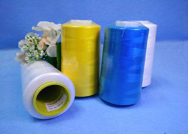 Multi Color Dyed 100% Polyester Sewing Thread / Spun Polyester Sewing Yarns