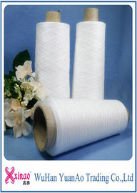 100% Spun Polyester Bright Yarn Polyester Knitting Yarn Raw White and Dying Color
