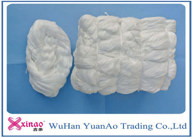 100% Spun Polyester Colored Yarn / Polyester Sewing Thread Ring Spun / TFO Type