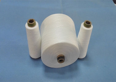 Multi Color 100 Polyester Spun Yarn / Polyester Core Spun Yarn High Tenacity