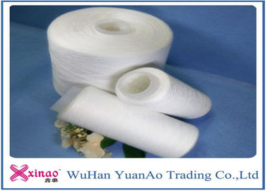Spun 40s/2 Virgin TFO Yarn Raw White Polyester Sewing Threads Eco-friendly