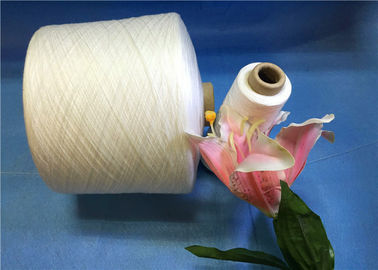 402 Natural Raw White Polyester Knitting Yarn For Sewing And Weaving