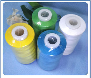 White spun Polyester Sewing Thread 40S / 2 good color fastness