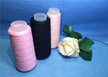 Dyed color bleached Spun Polyester Thread , knotless Polyester Knitting Yarn