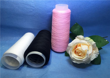 Colored high stretch polyester ring spun yarn for knitting and sewing machine