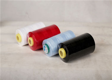 Black Red Blue Spun Polyester Sewing Thread 40/2 20/2 High Strength