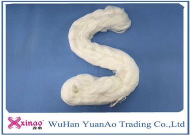 High tenacity  yarn hanks / raw white 100 spun polyester yarn for industrial thread