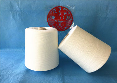 Virgin 100% Ring Spun Polyester Yarn 30/1 White Color / Polyester Core Spun Thread