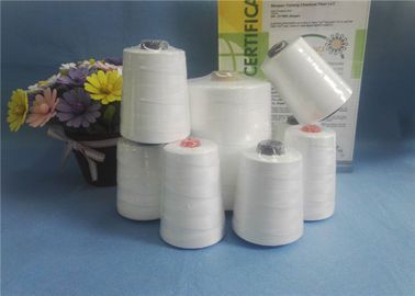Eco - Friendly Raw White 100% Spun Polyester Yarn 10S/2 10S/ For Bag Closing