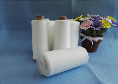High Tenacity 100 Spun Polyester Weaving Yarn With Paper Cone / Dyeing Tube