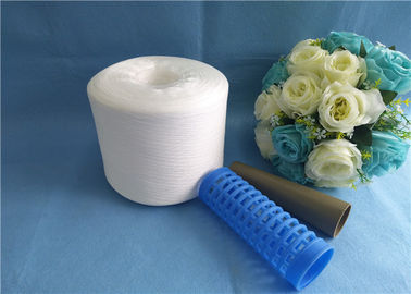 Eco - Friendly 60S/3 100% Ring Spun Polyester Sewing Thread With Plastic Cone