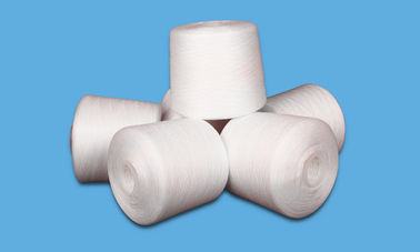 On Plastic Dyeing Tube 60s/3  40s/2 Raw White 100% Virgin Spun Polyester Bright Yarn