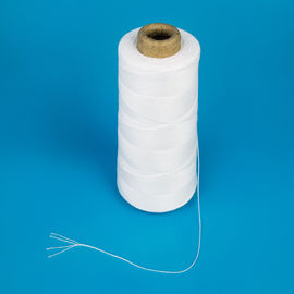 10s/3 10s/4 100% Polyester Yarn Raw White Bright Industrial Thread Knotless Bag Closing Thread