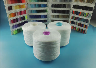 OEKO-TEX Plastic Cone Raw White Spun Polyester Yarn 100% Polyester Sewing Thread 40/2 50/3