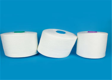 High Twist 42/2 Spun Polyester Yarn With Dyeing Tube