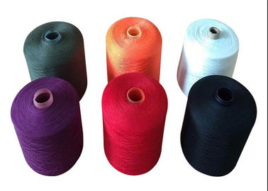 High Quality High Tenacity Spun 100% TFO Polyester Color Yarn 40/2  60/3 On Dyeing Tube