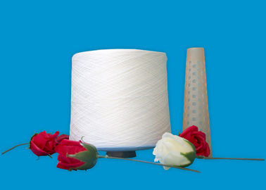Raw White Bright Ring Spun Polyester Yarn Sewing Thread For Bangladesh Market