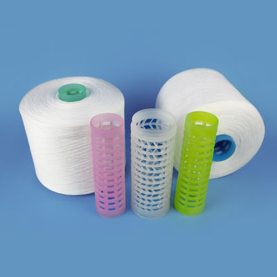 Raw White Dyeing Tube Spun Polyester Yarn On 40s/2