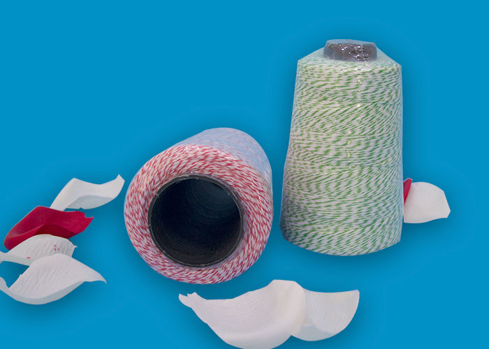 High Strengh bag closing thread 100 Polyester Spun Yarn Raw White 20S