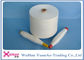 Raw White 100 Polyester Spun Yarn / Jeans Fabric Spun Polyester Yarn on Paper Core