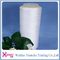Raw White 100% Ring Spun Polyester Yarn For Sewing On Paper Core / Dyeing Tube / Hank