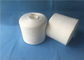 White Ring Spun Polyester Yarn 42/2 Bright Fiber Dye Tube Yarn