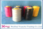 Red Yellow Black Sewing Spun Polyester Thread , Multi Colored Threads For Sewing