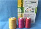 Abrasion Resistance Extra Strong Sewing Thread , 100% Cone Polyester Knitting Yarn