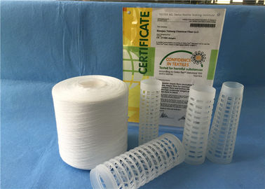 40/2 TFO / Ring Spun Polyester Yarn / Sewing Machine Yarn With Plastic Cone