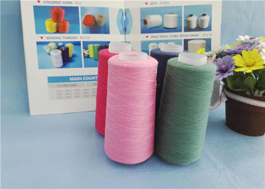 60S / 3 100% Ring Spun Polyester Virgin Yarn On Dyeing Tube cone