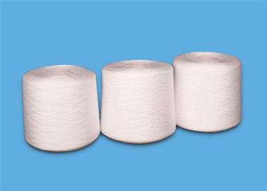 ISO High Stretch Tenacity Raw White Yarn Dyetube Yarn / Thread For Sewing