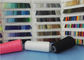 100% Polyester Ring Spun Yarn For Garment Sewing , Purple White Red