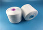 Raw White 100% Spun Polyester Yarn On Dyeing Tube 40s/2 100% Polyester Yarn