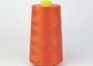 Dyed Pattern Polyester Core Spun Thread , 100 Spun Polyester Yarn For Sewing Thread