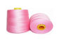 Colorful TFO 40/2 Plastic Core Dyed Polyester Yarn / Thread For Sewing Machine