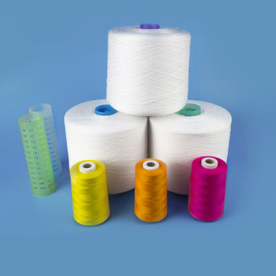 100% Spun Polyester Yarn 40/2 50/2 Polyester Yarn For Sewing Thread